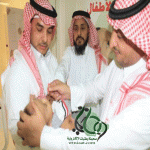 "عسير" رئيس مركز الحريضة يدشن حملة التطعيم ضد شلل الاطفال