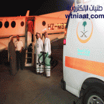"عسير" بالصور - الأخلاء الطبي ينقل سياميين أبها إلى الرياض