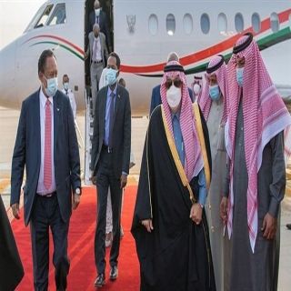 رئيس وزراء السودان يصل العاصمة #الرياض للقاء سمو ولي العهد