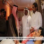أمير الباحة يطمئن على مديرمستشفى النقاهة ويزوررجل الأمن الشمراني
